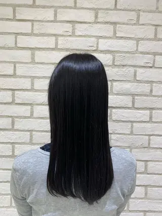 ロング モデル募集中 松原京のヘアスタイル