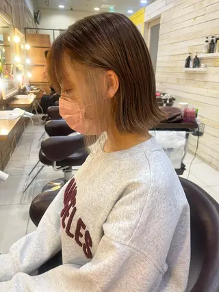 カラー 黒田瀬奈/ボブ まろやかベージュのその他イメージ