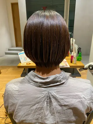 ショート カラー ヘアアレンジ 、 、のヘアスタイル