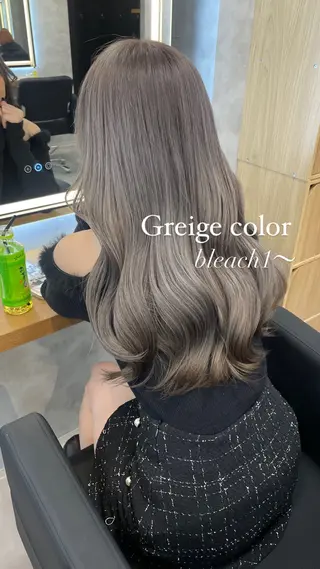 ロング カラー ヘアアレンジ 透明感カラー/推しカ ラー☁️JURAのヘアスタイル