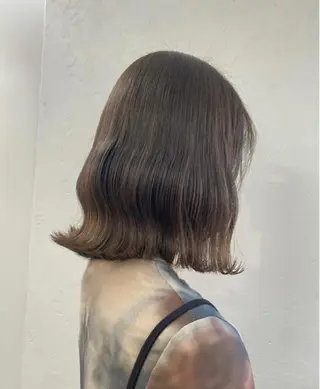 莉乃/縮毛矯正/髪質 改善/艶カラーのヘアスタイル