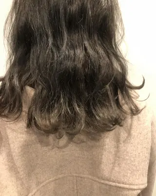 セミロング カラー ケアブリーチ/ボブ/ honoのヘアスタイル