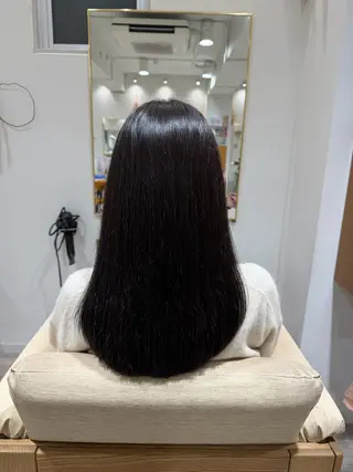 セミロング 西川 明李のヘアスタイル