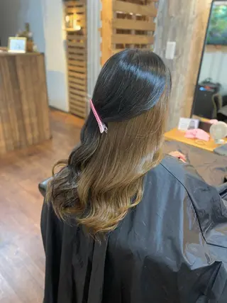 セミロング カラー Lizir ルズィール所属・Luzir⭐︎ GEN⭐︎のヘアスタイル