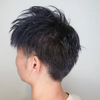 メンズ カラー パーマ ヘアアレンジ ブリーチ/ヘアケア/ 艶髪/イギチハルのヘアスタイル