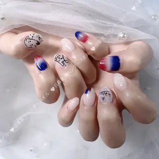 ネイル ラベンダー💖日暮里 ルル💖ネイルのネイルデザイン