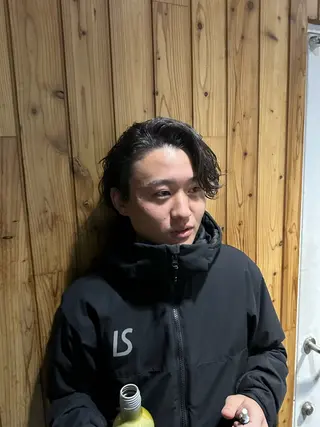 ミディアム カラー パーマ メンズ 横浜/ボブ/ ショート/はやとのヘアスタイル