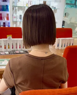 ショート 加納千華 /ボブ/ぱつっとボブのヘアスタイル