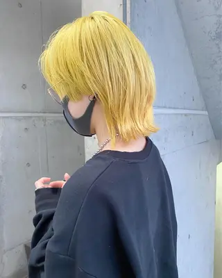 ミディアム カラー パーマ、髪質改善 菊地美月のヘアスタイル