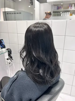 ロング カラー 表参道/透明感カラー /暗髪/ジュキヤのヘアスタイル
