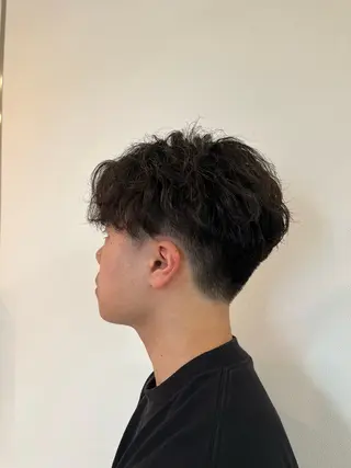 パーマ メンズ SUGAR beautyshop所属・0円メンズモデル募集 🎄*佐藤 理呼🦌のヘアスタイル