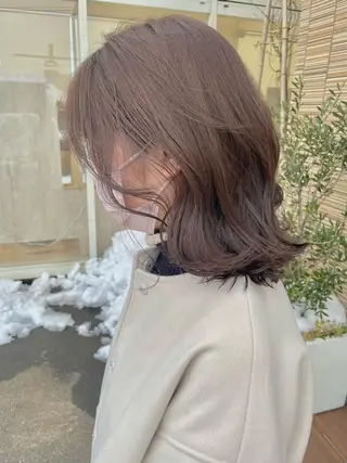 ミディアム カラー 鶴岡で縮毛矯正なら お任せ！ハヤシナオミのヘアスタイル