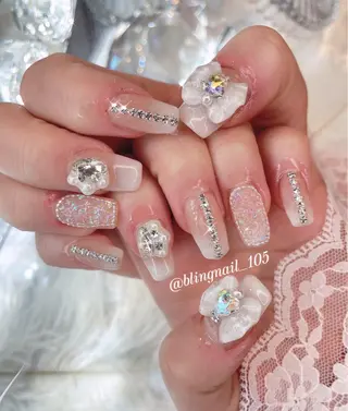 ネイル 23時まで❤︎韓国、 ワンホンネイルのネイルデザイン