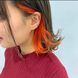 セミロング カラー 🌻Insta指名 NO.1🌻Shoのヘアスタイル