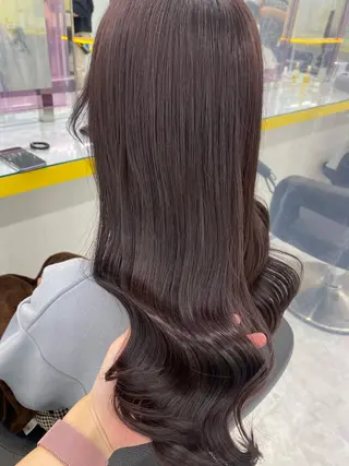 ロング カラー パーマ ヘアアレンジ メンズ ネイル マツエク・マツパ アイブロウ linette所属・🐩推し活🐩 FUTABA🍒のヘアスタイル