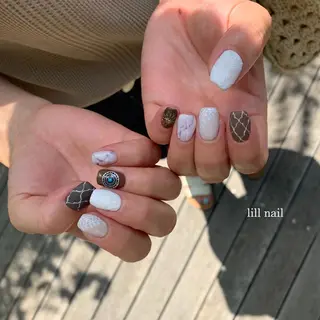 ショート pllia beautyのネイルデザイン