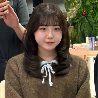 ミディアム 🤍韓国ヘア/ 楓🤍のヘアスタイル