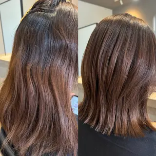 ミディアム 髪質改善×艶カラー Haruのヘアスタイル