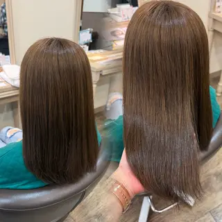 セミロング 杉田 花乃のヘアスタイル