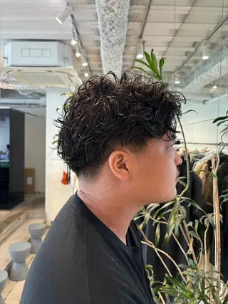 パーマ メンズ ANY/須田 麻人/ハードパーマのヘアスタイル