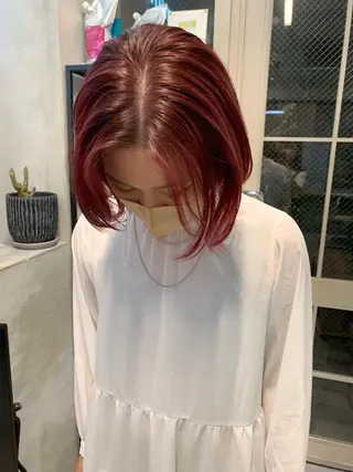 ショート カラー REINA☁️透明感 カラー/ぷつっと♡のヘアスタイル