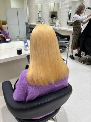 セミロング カラー 💟RINNA 艶カラー💟のヘアスタイル