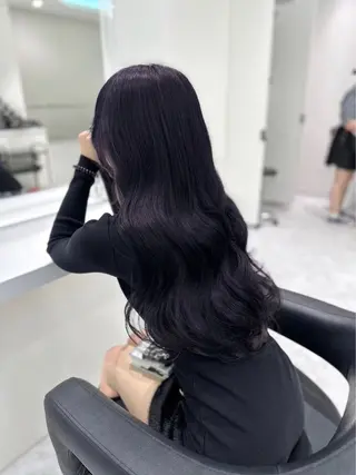 ロング カラー ヘアアレンジ 艶髪/韓国レイヤー 🤍Houtoのヘアスタイル
