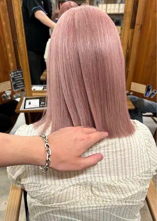 ミディアム カラー 韓国レイヤー/ハイ トーン/優太のヘアスタイル