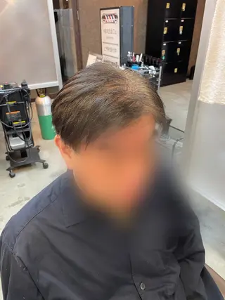 ショート メンズ メンズパーマ特化 カバヤマ　リョウのヘアスタイル