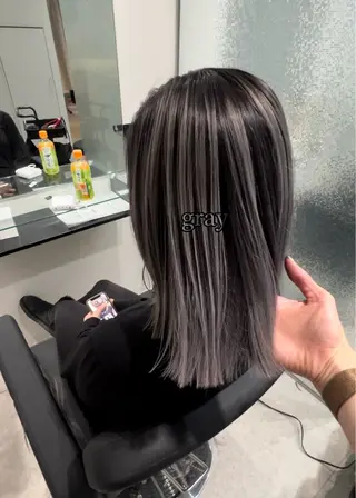 ミディアム カラー はだゆうき @hadadan08のヘアスタイル