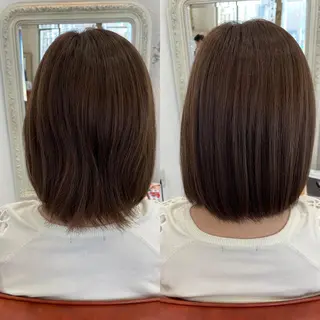 ミディアム fio マナミのヘアスタイル