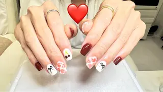 カラー チャ ミーのネイルデザイン