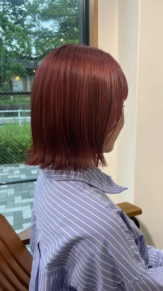 ミディアム 鶴舞/透明感/リア ライズ/ いっとぅーのヘアスタイル