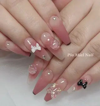 ネイル HANA 長さだしのネイルデザイン