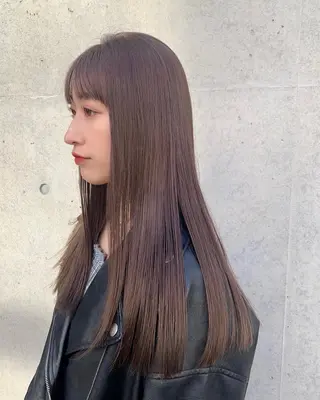 ロング まろやか透明感カラー ♡MANAのヘアスタイル