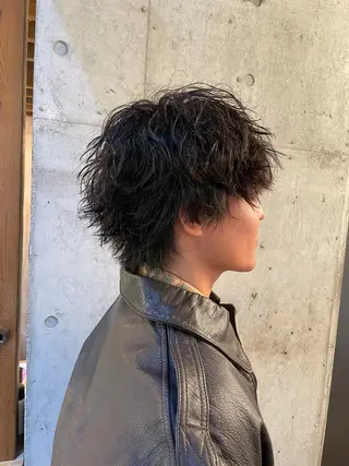 ミディアム パーマ 🔥メンズ特化パーマ 🦖増田弘明🦖のヘアスタイル