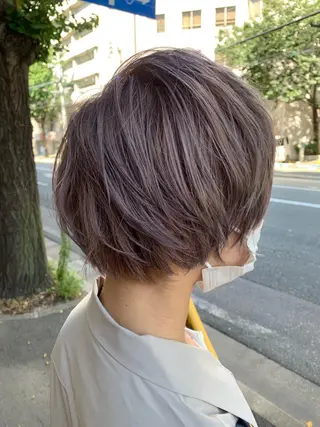 ショート カラー メンズ 髪質改善&Spa fee by carrefour 大橋店[フィー・バイ・カルフール大橋]所属・stylist Yukieのヘアスタイル