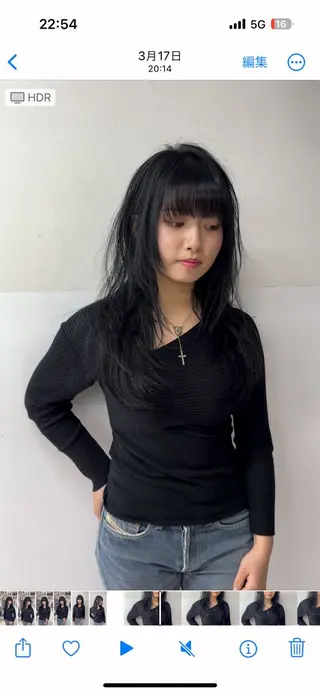 セミロング レイヤーカット/ 堀匠吾のヘアスタイル