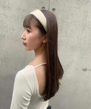 ロング カラー まろやか透明感カラー ♡MANAのヘアスタイル