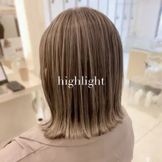 ミディアム カラー 🫧艶髪🫧 桑名れもんのヘアスタイル