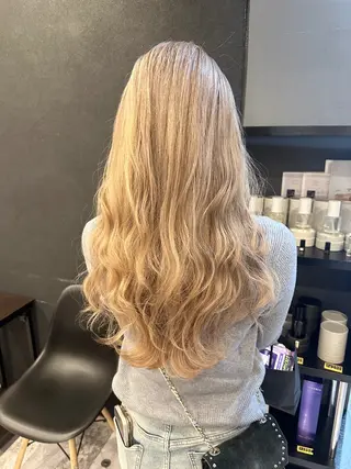 ロング カラー パーマ 髪質改善特化【荻窪】 RYOTOのヘアスタイル