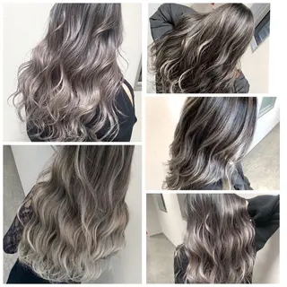 カラー 松井那津子 /ハイライトブリーチのヘアスタイル