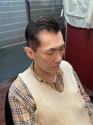 ショート カラー メンズ 💈ヒロ銀座💈 ✨墓越聖菜✨のヘアスタイル