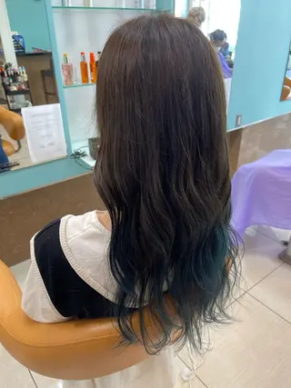 ロング カラー SOYON西大寺店所属・ダブルカラー/ 髪質改善💎安藤のヘアスタイル