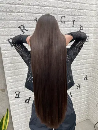 ロング カラー すぐ巻ける縮毛矯正 🍀勝倉　麗のヘアスタイル