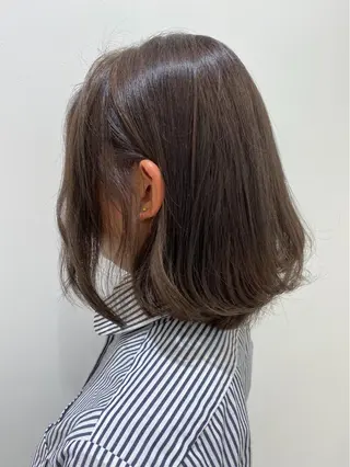 ミディアム カラー MODE K's松原 YUMIのヘアスタイル