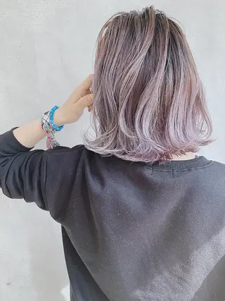ショート カラー パーマ _ WHITE三宮店のヘアスタイル