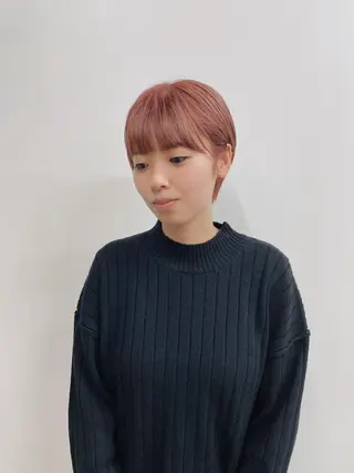 ショート カラー Belle BIANCA所属・スギヤマ ショウゴのヘアスタイル