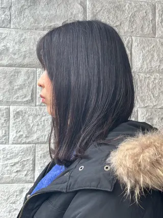 ミディアム カラー ⭐️shoko⭐️ LUCIE立川のヘアスタイル