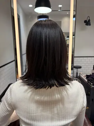 ミディアム MINX 野村実莉 カット/パーマのヘアスタイル